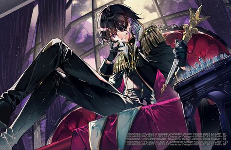 Lelouch Official Art, Julius Kingsley, Lelouch Vi Britannia, Lelouch Lamperouge, Sci Fi Anime, Best Profile Pictures, Boy Images, Code Geass, One In A Million