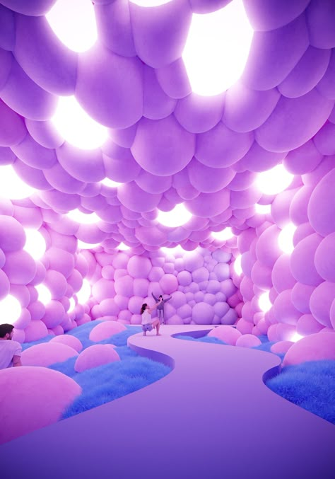 Sensory Interior Design, Museum Of Emotions, Soft Room, Dreamscape Architecture, Museum Design, Sensory Rooms, Dopamine Decor, Architecture Concept, Alice In Wonderland Tea Party