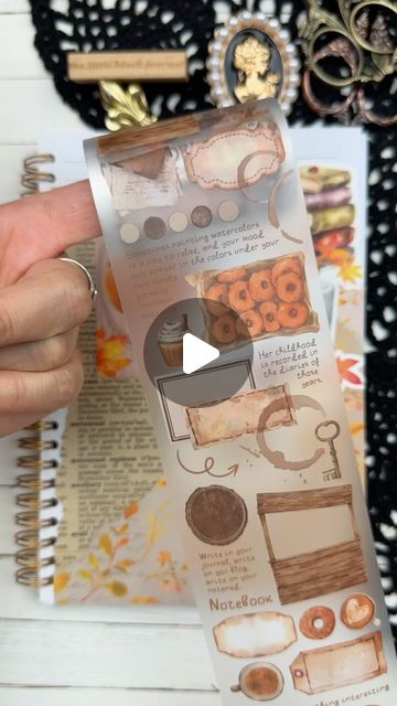 the little black journal on Instagram: "Autumn Theme 🍁 Using stationery items from @journaljunkbox Fall Subscription Box.   Head to their page and use 15OFF for 15% off your first box 🥰   #autumn #stationery #asmrvideo #junkjournal #scrapbooking" Autumn Scrapbook Pages, Autumn Scrapbook, Box Head, Black Journal, Black Journals, Fall Scrapbook, Instagram Autumn, Asmr Video, Stationery Items