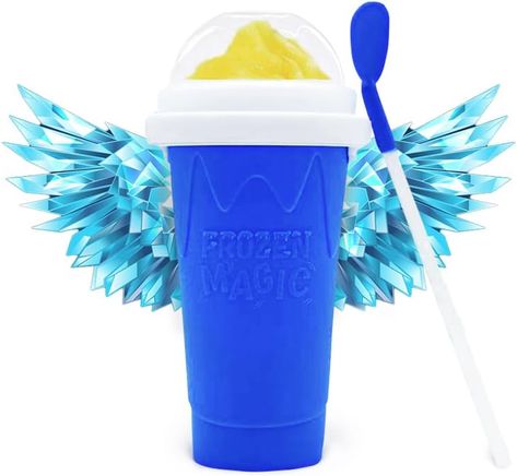 Slushy Cup Slushie Cup, Frozen Magic Squeeze Ice Cup Tiktok Trend Items Cool Gadgets, Slush Cup Summer Homemade DIY Smoothies,Cool Stuff Slushy Maker Cup Slushie Cup, Slushie Maker, Slushy Maker Cup, Diy Smoothies, Slushy Maker, Homemade Smoothies, Ice Cup, How To Make Smoothies, Smoothie Cup