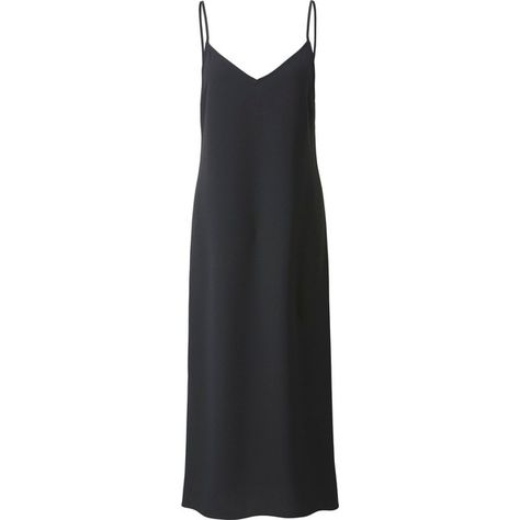 UNIQLO Women's Crepe Camisole Dress (69 DKK) ❤ liked on Polyvore featuring dresses, black, uniqlo, drape dress, textured dress, camisole dress and cami dress Uniqlo Dress, Drapey Dress, Drape Dress, Camisole Dress, Uniqlo Women, Textured Dress, Be Back Soon, Draped Dress, Crepe Dress