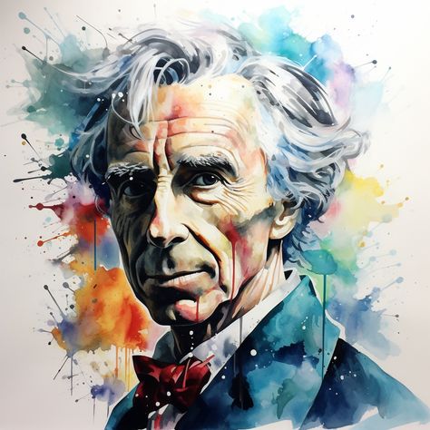 7) Stylized watercolor and ink portrait of Bertrand Russell #nft #AI #art #painting #nftartist #AIartgallery #DigitalArt #artwork #AIart #generativeart #GenerativeAI #artwork #artist #artistsofinstagram Ink Portrait, Bertrand Russell, Great Thinkers, Generative Art, Watercolor And Ink, Fantasy Art, Illustration Art, Art Painting, Digital Art