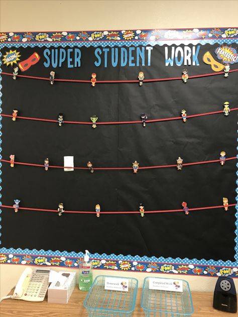 Classroom Superhero Theme, Superhero Theme Classroom Door, Marvel Classroom Decorations, Super Hero Classroom Ideas, Marvel Theme Classroom, Superhero Bulletin Board Ideas Classroom, Superhero Classroom Ideas, Superhero Classroom Theme Decorations, Super Hero Bulletin Board Ideas