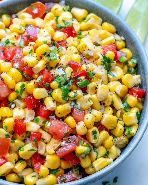 Easy Corn Salsa, Make Salsa, Corn Salsa Recipe, Easy Corn, Corn Salsa, Clean Food Crush, Food Crush, Corn Salad, Recipes Vegan