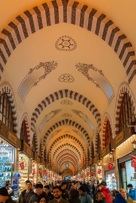 The Grand Bazaar, located in Istanbul, Turkey, is one of the largest and oldest covered markets in the world. Dating back to the 15th century, the bazaar has been a hub of commerce and trade for centuries and remains a popular tourist destination today. The Grand Bazaar boasts over 60 streets and 5,000 shops, selling everything from Turkish ceramics, textiles, and jewelry to spices, carpets, and antiques. Istanbul City, Grand Bazaar, Turkish Delight, Dried Fruits, Istanbul Turkey, Cultural Heritage, Tourist Destinations, 17th Century, Nuts