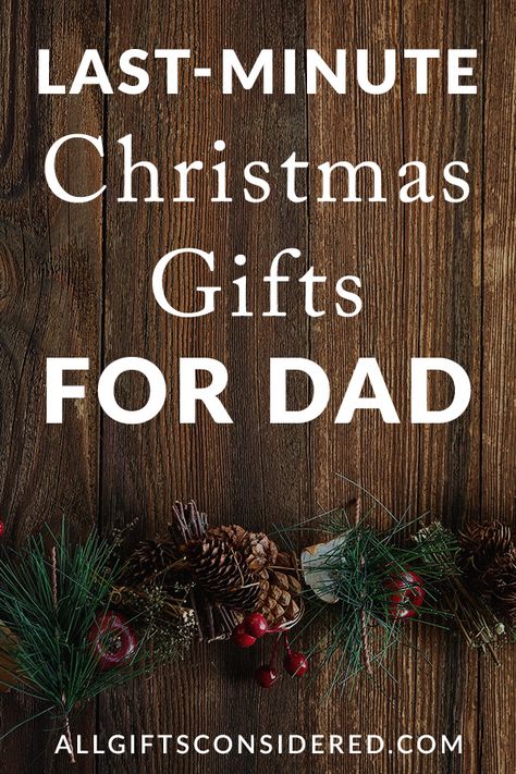 Is it Christmas Eve or - gasp! - even Christmas morning, and you realize you forgot a gift for your dear Dad? Here are ten fabulous and truly last-minute Christmas gifts for your papa bear. Home Made Christmas Gift For Dad, Last Minute Christmas Gifts Diy For Dad, Last Minute Christmas Gifts For Dad, Last Minute Christmas Gifts For Men, Christmas Gifts Father, Last Minute Christmas Gifts Diy, Christmas Dad Gifts, Trendy Christmas Gifts, Christmas Gifts For Dad