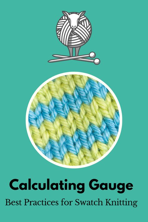 Knitting Gauge Calculator, Knitted Stuff, Knitting Help, Knitting Gauge, Different Stitches, Learn How To Knit, How To Knit, Knit In The Round, Needle Arts