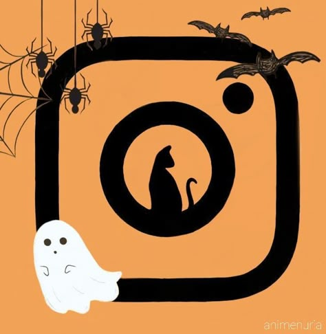 Fall App Icon Instagram, Spooky Iphone App Icons, Halloween App Icons Snapchat, Instagram Halloween Icon, Halloween App Icons Instagram, App Icon Halloween Aesthetic, Widget Icon Halloween, Instagram Fall Icon, Halloween App Covers