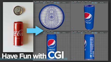 This is a time-lapse video on how to create a simple 3D model of Soft Drink Can (Beverage Can, 330ml) from reference image of Actual Product in Autodesk Maya. This is quick and simple polygon modelling tutorial for beginner . Maya 3d Modeling, Magic Tutorial, Polygon Modeling, 3d Modeling Tutorial, Autodesk Maya, 3d Tutorial, Time Lapse Video, 3d Modelling, Blender 3d