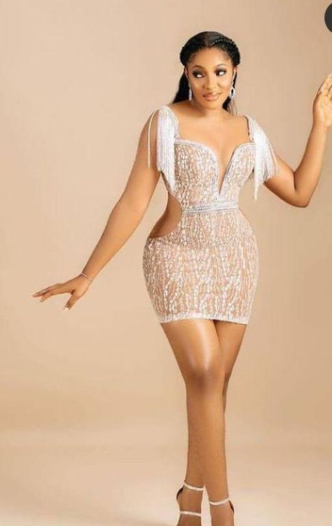 40 Latest Short Lace Gown Styles - For Asoebi and Owambe 2022-2023 - Claraito's Blog Short Asoebi Gown Styles, Short Lace Dress Styles Nigerian, Latest Short Lace Gown Styles, Short Gown Lace Asoebi Styles, Lace Gowns Nigerian Fashion, Short Lace Gown Styles Nigerian, Short Lace Gown, Lace Material Styles, Lace Short Gown Styles