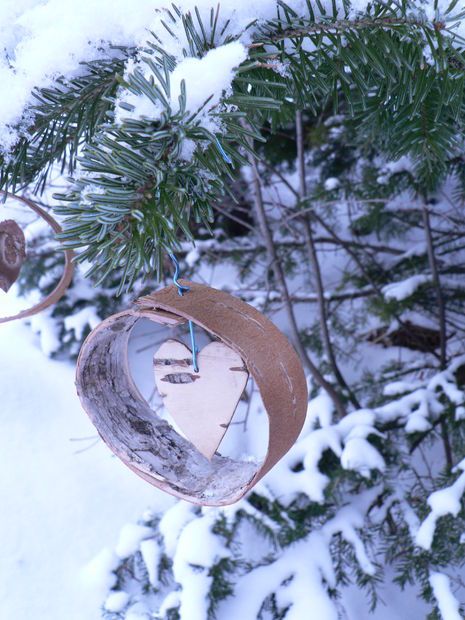 Picture of Easy Birch bark Christmas Tree ornaments Foraged Crafts, Birch Christmas Decor, Birch Bark Decor, Tree Bark Crafts, Bark Idea, Bark Crafts, Birch Bark Crafts, Birch Craft, Crafts For Fall