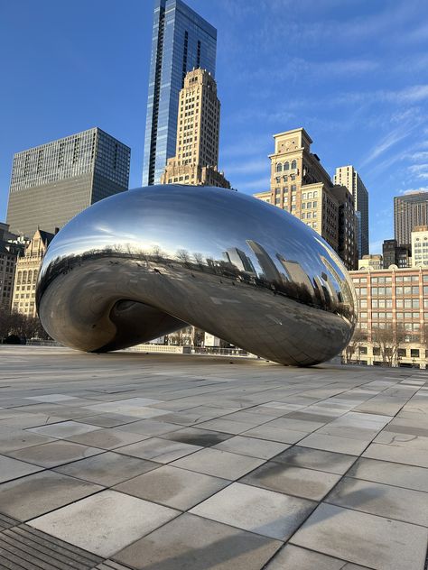 Chicago The Bean, Chicago Bean Aesthetic, Chicago Bean Pictures, The Bean Chicago, Chicago Bean, Chinatown Chicago, Chicago Fall, Day In Chicago, Chicago Vacation