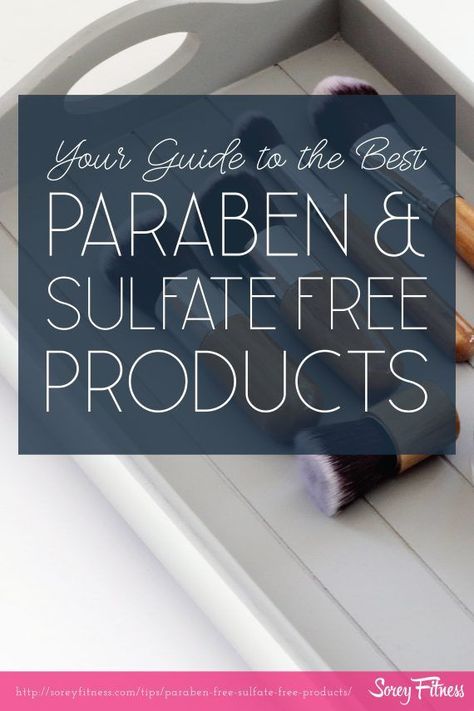 We use paraben and sulfate-free products to help our overall health. We outline the best SLS and paraben-free products for your hygiene, hair and makeup! Chemical Free Makeup, Clean Beauty Makeup, Hair Nutrition, Chemical Free Cleaning, Non Toxic Makeup, Free Makeup Samples, Makeup Challenges, Healthy Routine, Makeup Must Haves