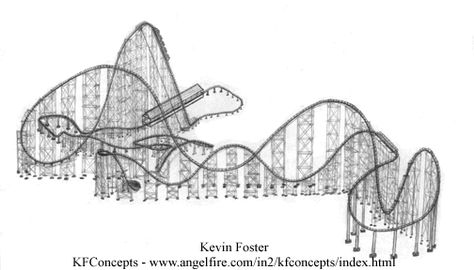 Roller Coaster Design Roller Coaster Project, Roller Coaster Design, Roller Coaster Drawing, Chester University, West Chester University, Profile Drawing, Banner Drawing, Roller Design, Desert Design