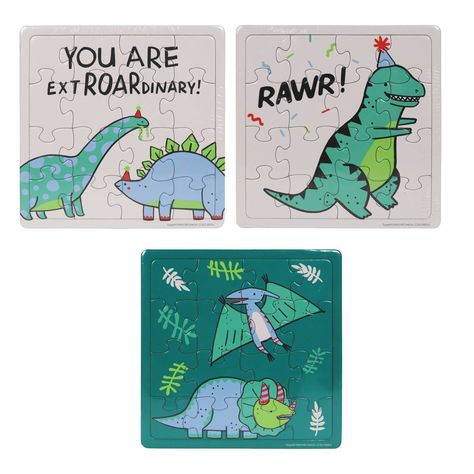 6ct Fossil Friends Dinosaur Puzzle Party Favors - Spritz™ | Target 3rd Dinosaur Birthday Party For Boy, Dinosaur Goody Bag Ideas, Dino Four Birthday Party, Toddler Dinosaur Birthday Party, Dinosaur Snacks, Dinosaur Puzzle, Dino Theme, Egg Party, Puzzle Party