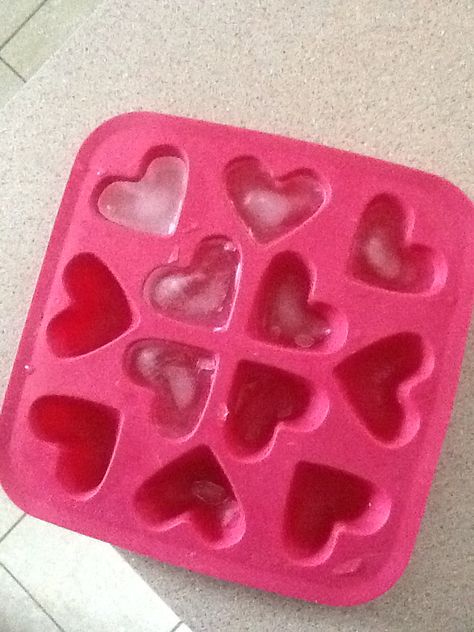 Heart Ice Cubes, Heart Ice Cube Tray, Heart Ice, Aesthetic Heart, Film Logo, Cooking Supplies, Ice And Spice, Ice Cube Trays, Day 6