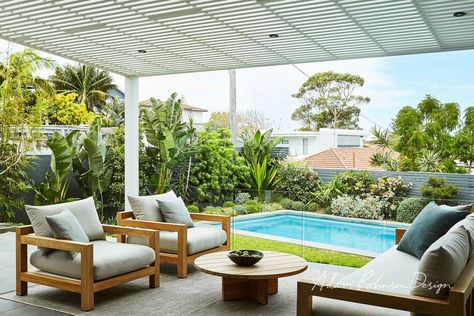 Landscape Design Coogee — Adam Robinson Design Poolside Landscape Ideas, Outdoor Pool Area, Swimming Pool Landscaping, Homes To Love, Pool Landscape Design, Small Pool Design, Backyard Pool Landscaping, Coastal Gardens, Backyard Pool Designs