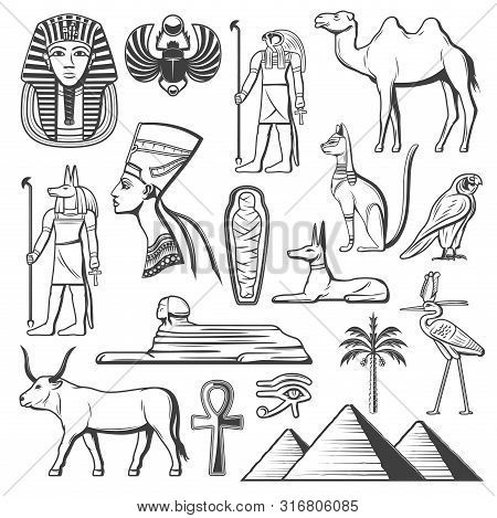 Egyptian Tattoo Symbols, Egyptian Art Tattoo, Goddesses Tattoo, Ancient Egyptian Tattoo, Pharoah Tattoo, Egyptian Symbol Tattoo, Egypt Symbols, Mythology Goddesses, Ancient Egyptian Pharaoh