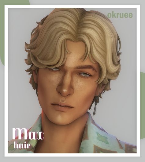 - both frames - **10297 polys** - bgc, version without strands, hat compatible, all 24 ea colours etc. The Sims 4 Cc Men Hair Fluffy, Sims Cc Guy Hair, Sims Guy Hair, Sims 4 Guys Cc, Sims 4 Guy Hair, Sims 4 Cc Guy Hair, Sims 4 Guy Cc, Ts4 Hair, Sims 4 Men Clothing