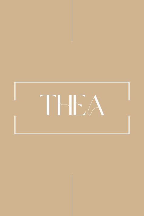 Pin by Kylee ✨ Thea Name, Name Idea, Color