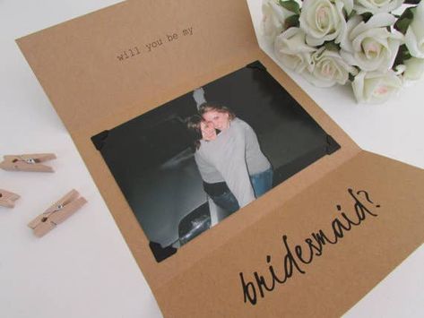 Ways To Ask Bridesmaids, Bridesmaid Proposal Diy, Will You Be My Bridesmaid Gifts, Be My Bridesmaid Card, Asking Bridesmaids, Bridesmaid Invitation, Boda Mexicana, Bridesmaid Card, Bridesmaids Photos