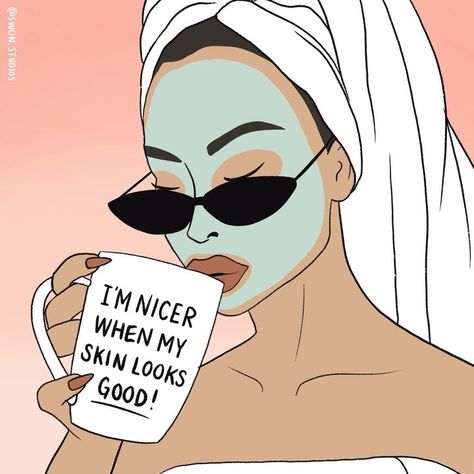 Sara A. (Illustration/animation by @swon.studios)   #skinquote #skinmantra #illustration #girl illustration #qotd Esthetician Quotes, Skins Quotes, Beauty Skin Quotes, Esthetician Room Decor, Esthetics Room, Esthetician Marketing, Skin Facts, Skincare Quotes, Illustration Art Girl