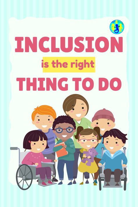 Every child deserves to be included. Inclusion leads to happiness and better success in life. Please share this poster and download at Teacher Pay teachers for all classrooms. Inclusive Education Posters, Classroom Posters Elementary, Education Posters, Inclusive Education, Awareness Poster, Inclusion Classroom, Developmental Delays, Success In Life, Learn English Grammar