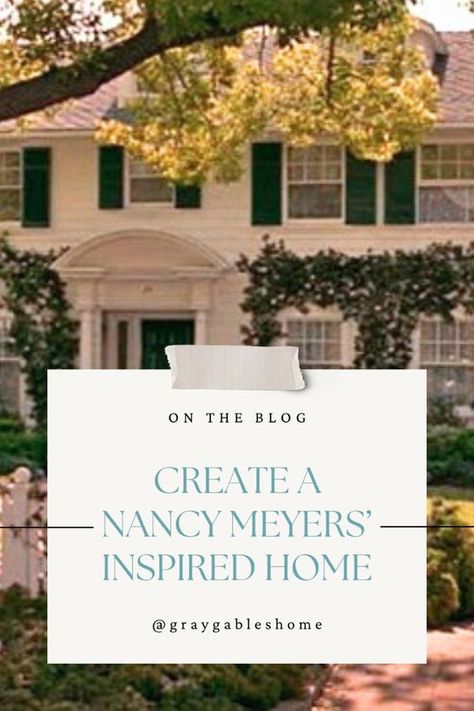 Step into a Nancy Meyers' film, and you'll find yourself surrounded by interiors that are both luxurious and welcoming, effortlessly blending classic charm with modern comfort. From the serene beach houses of "Something's Gotta Give" to the quaint English cottages of "The Holiday," Meyers' films are a masterclass in creating spaces that feel like a warm embrace. Nine And Sixteen Home, Somethings Gotta Give, Houses With Personality, Something’s Gotta Give Kitchen, Nancy Meyers Aesthetic Interior, Nancy Meyers Fall Aesthetic, Somethings Gotta Give Aesthetic, Charming Home Interior, Nancy Meyers Color Palette