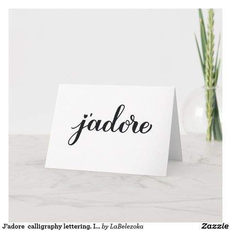 J’adore calligraphy lettering. I adore in French Card Congrats Calligraphy, Letter Art Photography, Congratulations Card Graduation, Calligraphy Thank You, Calligraphy Cards, Classic Invitation, Thank You Card Size, Congrats Card, Thank You Greetings