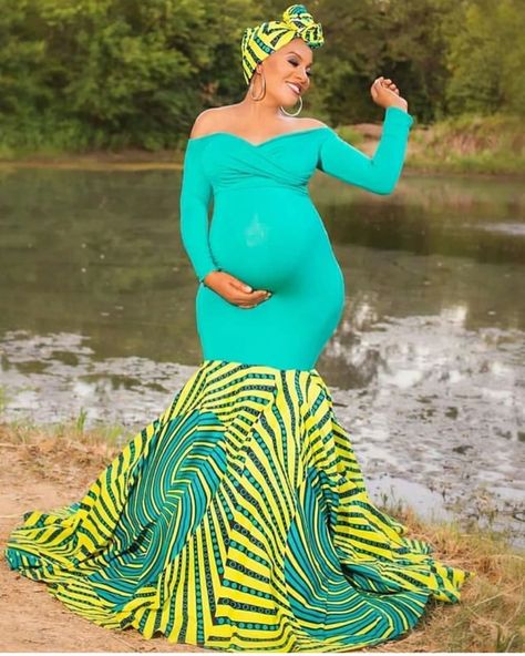 African Print Maternity Dresses, African Maternity, African Maternity Dresses, Pregnancy Fits, Dresses For Photoshoot, African Party Dresses, Dresses For Pregnant Women, African Prom Dresses, Maternity Shoot Ideas