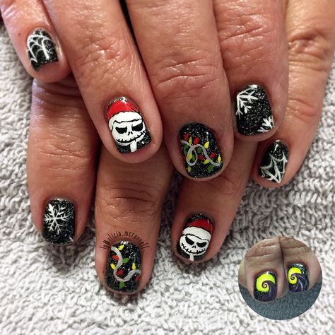 Nightmare before Christmas nails Male Christmas Nails, Men Christmas Nails, Short Nightmare Before Christmas Nails, Christmas Nails For Men, Men’s Christmas Nails, Jack Skellington Nails Christmas, Christmas Nails Men, Nightmare Before Christmas Nails Xmas, Nightmare Before Christmas Nails Short