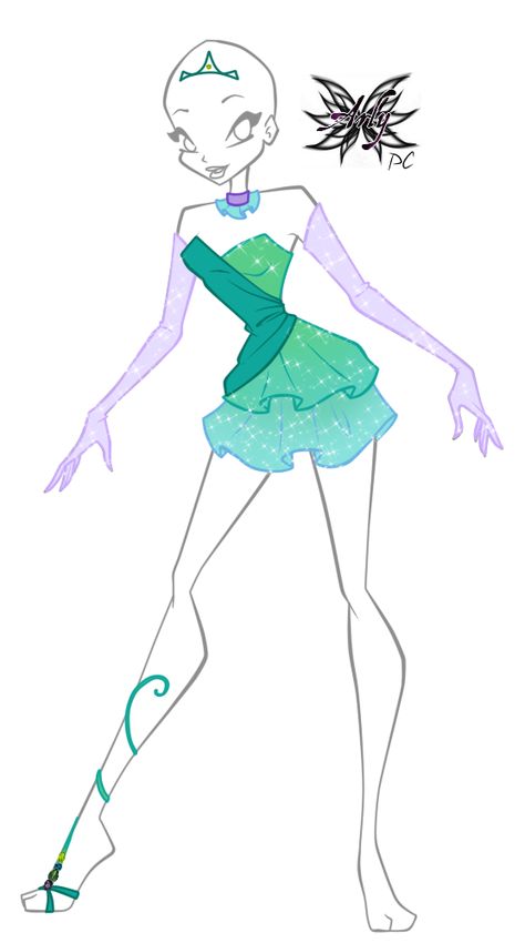 Winx Dresses, She Is A Princess, Winx Club Oc, Winx Outfits, Magic Clothes, Harness Fashion, Monster High Pictures, Fashion Drawing Sketches, Oc Drawings