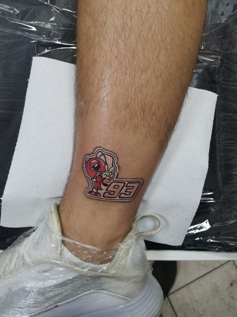 MotoGP, MM93, Marquez 93 Tattoo, Triangle Tattoo, Tattoos