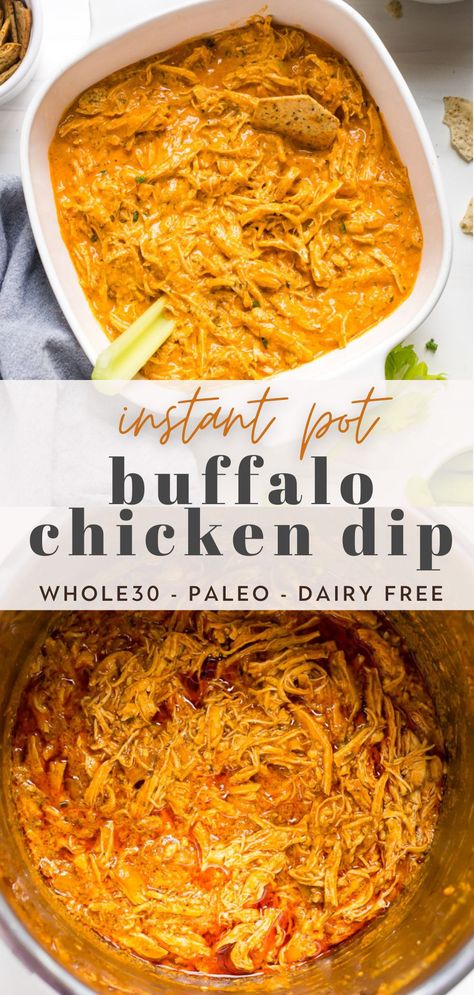 Dip Dairy Free, Keto Buffalo Chicken Dip, The Best Buffalo Chicken Dip, Best Buffalo Chicken Dip, Paleo Buffalo Chicken, Easy Buffalo Chicken Dip, Instant Pot Buffalo Chicken, Healthy Buffalo Chicken Dip, Keto Buffalo Chicken