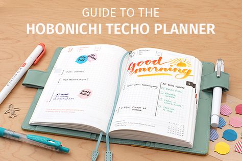 Guide to the Hobonichi Techo Planner - JetPens.com Hobonichi Inspiration, A6 Hobonichi, Hobonichi Planner, Gif Disney, Hobonichi Techo, Japanese Books, Planner Inspiration, Planner Layout, Nutrition Education