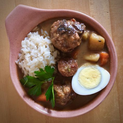 Meatball Fricassee, Vegetable Fricassee, Cajun Meatball Stew Recipe, Crockpot Chicken Fricassee, Cajun Meatball Fricassee, Rabbit Fricassee, Cajun Meatballs, Boudin Balls, Louisiana Dishes