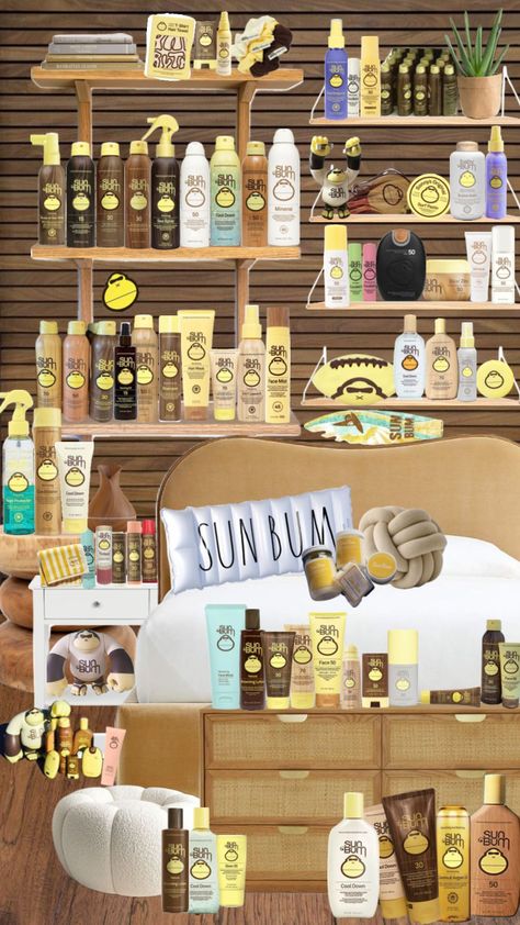 In honor of my first Sun Bum purchase!! #sunbum #wood #roominspo #sunbumgirl Sun Bum Aesthetic, Beachy Room Decor, Summer Necessities, Coconut Dream, Diy Body Butter, Beachy Room, Tanning Tips, Beach Room, Sun Bum