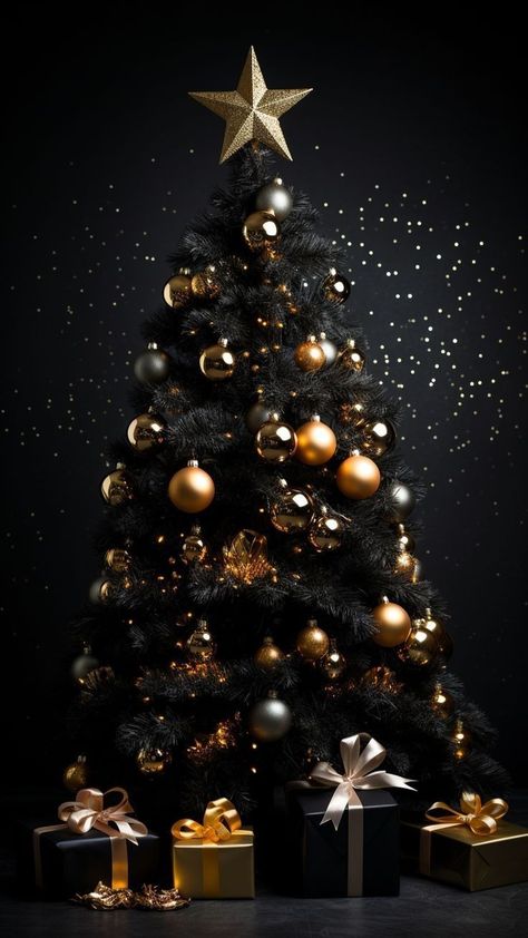 Christmas Tree Wallpaper Iphone, Fireplace Tv Wall Decor, Black Christmas Decorations, Stylish Tips, Room 2023, Christmas Tree Wallpaper, Fireplace Tv Wall, Merry Christmas Wallpaper, Merry Christmas Pictures