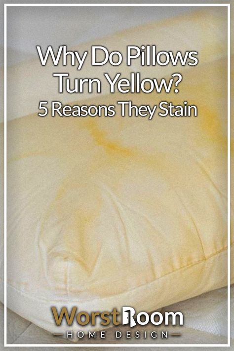 Why Do Pillows Turn Yellow? 5 Reasons They Stain Yellow Pillows Clean, Southern Charm Decor, Remove Yellow Stains, Yellow Pillow Covers, Clean Bed, Bamboo Pillow, How To Clean Pillows, Japanese Zen Garden, Yellow Bedding