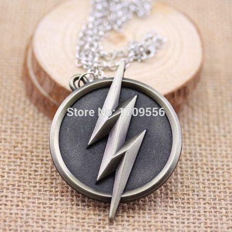 Flash Necklace, The Flash Lightning, Flash Series, Flash Lightning, Lightning Pendant, Flash Barry Allen, The Flash Grant Gustin, Logo Necklace, Flash Arrow