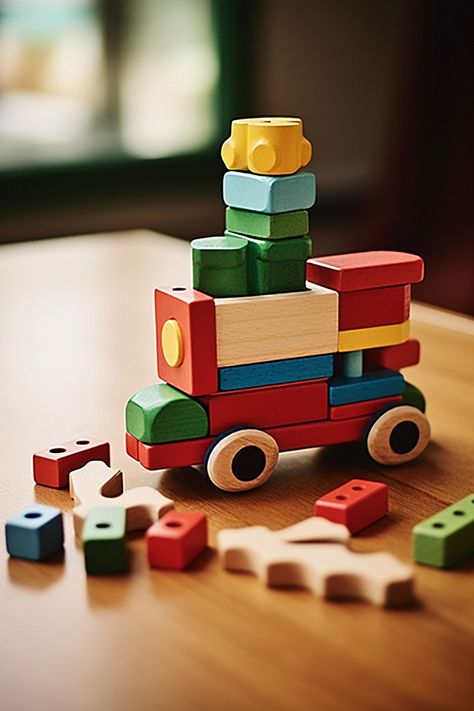 colorful blocks and toys on wooden table Background Toys Background, Facebook Picture, Wooden Table Background, Background Education, Model Wallpaper, Table Background, Train Model, Fall Music, Black And White Tree