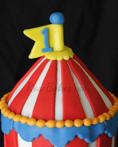 Circus Tent Cake Topper Circus Cake Ideas, Tent Cake, Cake 1st Birthday, Carnival Tent, Circus Cakes, Wedding Body, Serving The Community, Circus Cake, Circus Wedding