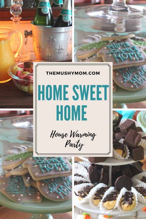 Home Sweet Home Party Theme, House Warming Party Ideas Food, House Party Pictures, Home Sweet Home Party, Housewarming Party Food, Retreat Themes, House Warming Party, House Warming Invitations, Home Themes