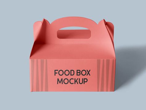 Free Cardboard Takeaway Food Carry Box With Handle Mockup PSD - Good Mockups Box Mockup Free, Mockup Envelope, Takeaway Packaging, Takeaway Food, Menu Mockup, Mobile Mockup, Macbook Mockup, Free Packaging Mockup, Box With Handle