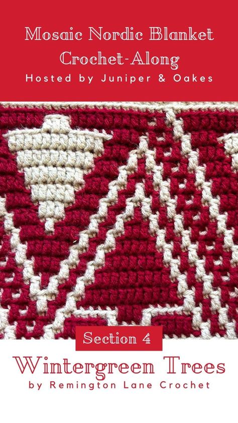 Nordic Mosaic Crochet, Christmas Mosaic Crochet Blanket, Crochet Nordic Pattern, Mosaic Crochet Christmas Patterns, Mosaic Crochet Christmas Patterns Free, Christmas Tapestry Crochet, Norwegian Crochet, Beginner Mosaic Crochet Patterns Free, Nordic Blanket