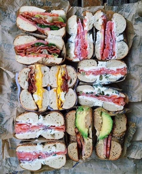 Bagel Fillings, Best Bagels In Nyc, Bagels Nyc, Bagel Bakery, Bagel Cafe, Bagel Bar, Bagel Toppings, New York Bagel, Best Bagels