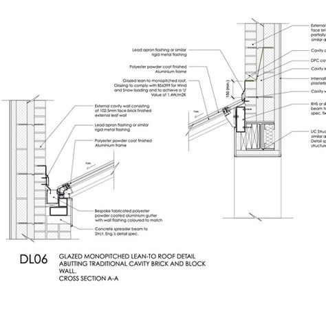 Detail Library - New Details for April Modern Skylights, Monopitch Roof, Lean To Roof, Standing Seam Roof, Window Reveal, Roof Lantern, Glass Extension, Cottage Style House Plans, House Extension Design