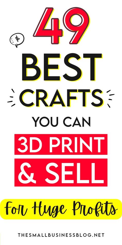 49 Best Crafts to 3D Print and Sell Right Now in 2023 3r Printing Ideas, 3d Printed Crafts To Sell, 3 D Printing Projects, 3d Printer Projects To Sell, 3d Print Ideas To Sell, 3d Printer Ideas To Sell, 3d Prints To Sell, Things To 3d Print And Sell, Useful Things To 3d Print