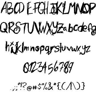 emoish handwriting Punk Handwriting, Emo Handwriting, Creepy Handwriting, Emo Font, Cool Handwriting, Messy Fonts, Historical Fonts, Paper Animation, Old English Alphabet