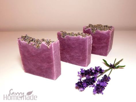 Oh So Fabulous Lavender Soap Recipe Hot Process Soap Recipes, Lavender Soap Recipe, Homemade Shampoo Recipes, Homemade Soap Ideas, Goat Milk Soap Recipe, Milk Soap Recipe, Homemade Goat Milk Soap, Hot Process Soap, Diy Soap Bars